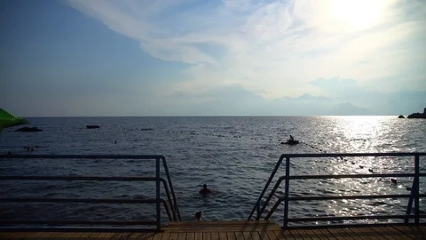 Sea,sunset Stock Footage 95148763
