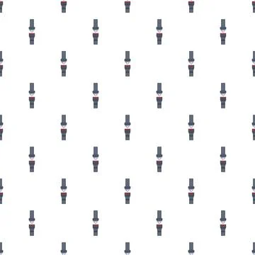 Seat belt buckle elements creating safety pattern background Ilustração Stock