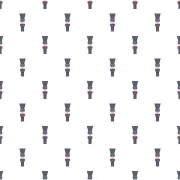 Seat belt buckle elements creating safety pattern Ilustração Stock