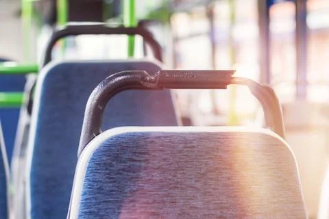 Seat in the bus Stock Photos