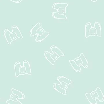 Seat cushion line seamless pattern 库存插图