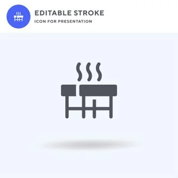Seat icon vector, filled flat sign, solid pictogram isolated on white, logo i Stock Illustration