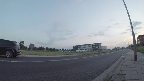 Seat Leon on the road Stock Footage 83624696