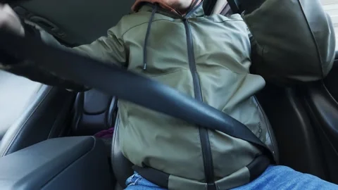 SeatBelt Video stock 325793694