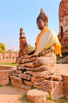 Seated buddha image Stock Photos