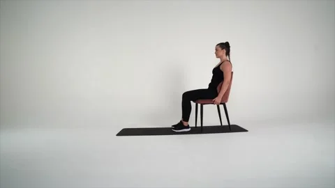 - Seated Leg Extensions (chair) Stock Footage 314193780