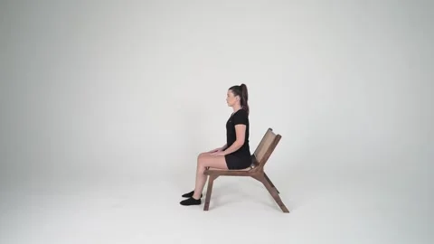 Seated Sit Up Stock Footage 314195774