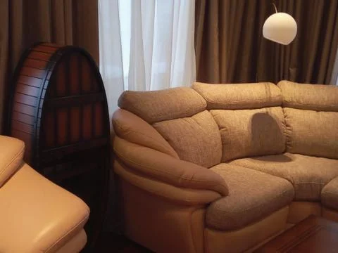 A Seating area with decor Stock Photos