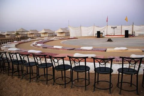 Seating at Cultural Program Stock Photos