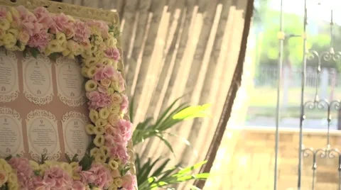 Seating guests Stock Footage 44330595