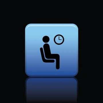 Seating icon web Stock Illustration
