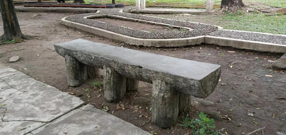 Seating Made of Stone Stock Photos