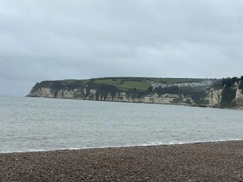 Seaton Beach Devon England Stock Photos