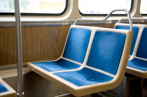 Seats on a bus Stock Photos