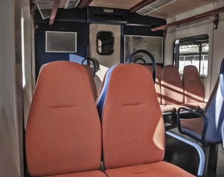 Seats in a coach Stock Photos