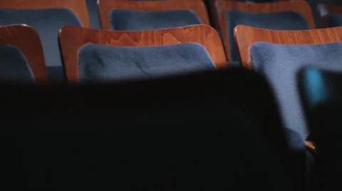 Seats empty ampitheater closeup Stock Footage 30233385