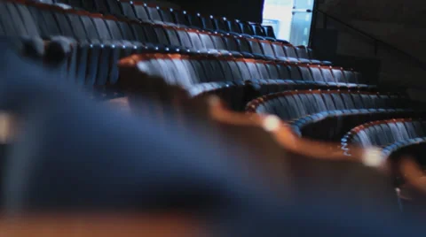 Seats empty ampitheater Stock Footage 30233186