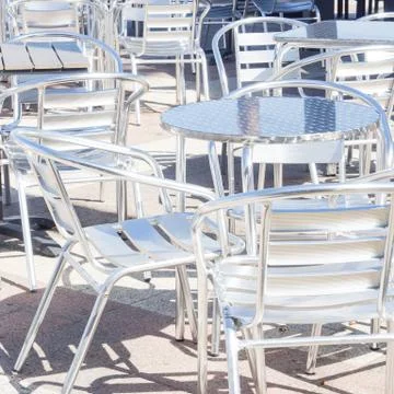 Seats metallic reflection Stock Photos