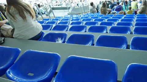 Seats on Stadium Stock Footage 68368480