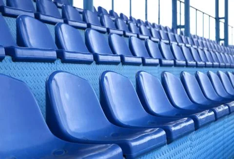 Seats at stadium Stock Photos