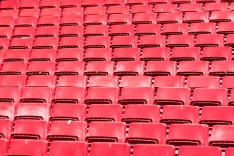Seats at stadium Stock Photos