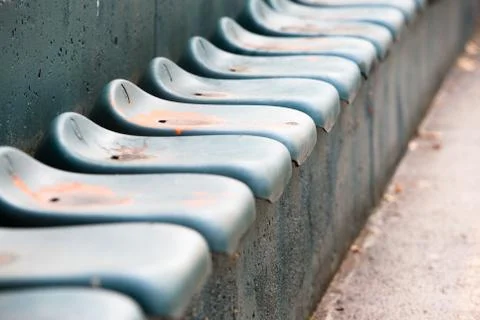 Seats at a stadium Stock Photos