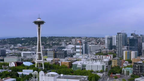 Seattle Aerial 1 Stock Footage 263094624