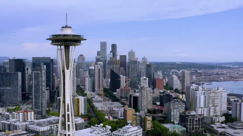 Seattle Aerial 2 Stock Footage 263094630