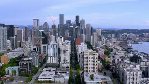 Seattle Aerial 3 Stock Footage 263094522