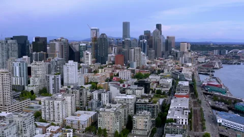 Seattle Aerial 4 Stock Footage 263094600