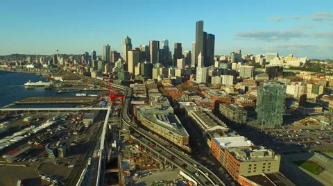 Seattle Aerial Stock Footage 49731751