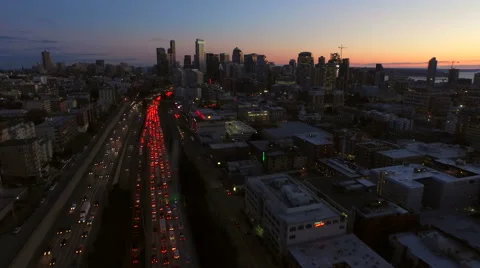 Seattle Aerial Stock Footage 49733379