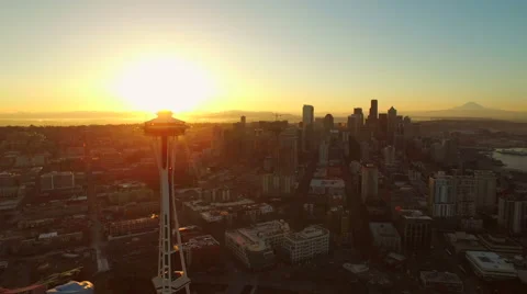 Seattle Aerial Stock Footage 49735569