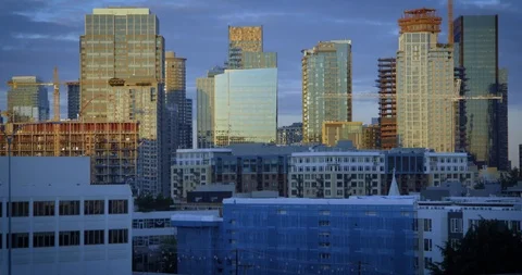 Seattle Amazon Headquarters HQ1 Stock Footage 98291876