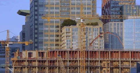 Seattle Amazon Headquarters HQ1 Stock Footage 98292132