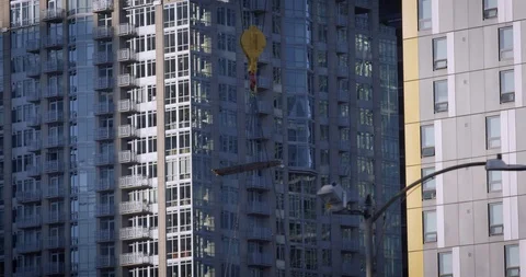 Seattle Amazon Headquarters HQ1 Stock Footage 98292894