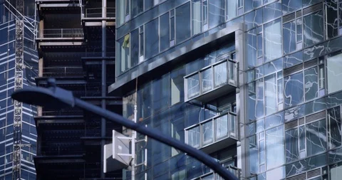 Seattle Amazon Headquarters HQ1 Stock Footage 98293502