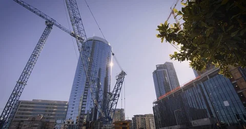 Seattle Amazon Headquarters HQ1 Stock Footage 98294969