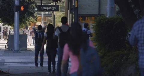 Seattle Amazon Headquarters HQ1 스톡 동영상 98306421