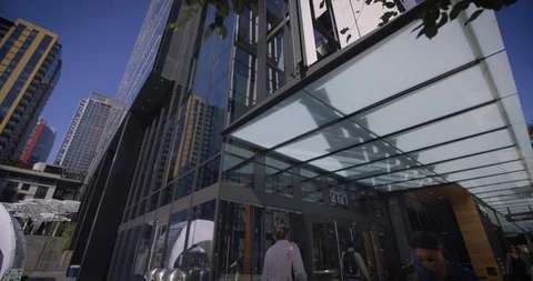 Seattle Amazon Headquarters HQ1 스톡 동영상 98306703