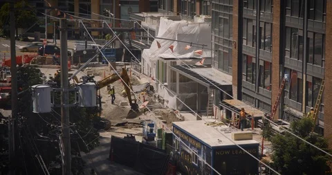 Seattle Amazon Headquarters HQ1 스톡 동영상 98307582