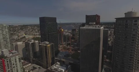 Seattle and Lake Union Stock Footage 80930799