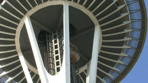 Seattle Center Space Needle Stock Footage 276371