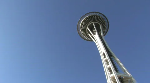 Seattle Center Space Needle Stock Footage 276484