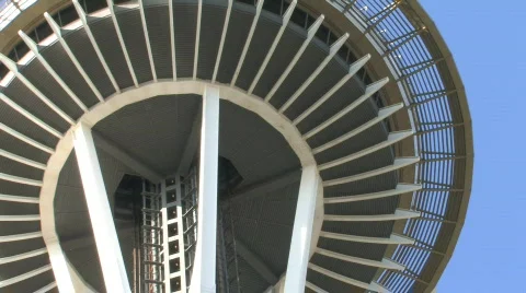 Seattle Center Space Needle Stock Footage 276493