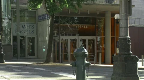 Seattle City hall Stockbeeldmateriaal 8648258