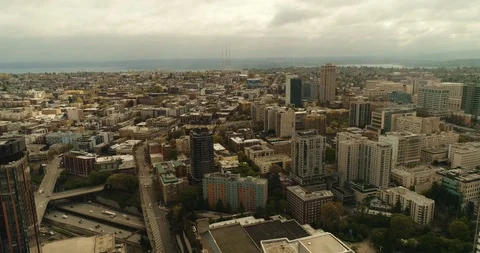 Seattle City Skyline 2 Stock Footage 111782367