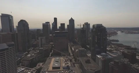 Seattle City View Stock Footage 80930696