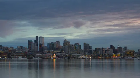 Seattle cityscape Stock Footage 36595427