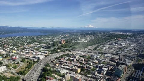 Seattle Collumbia tower timelapse Video stock 172419357